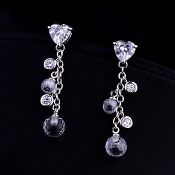 Fashion crystal earring 84198