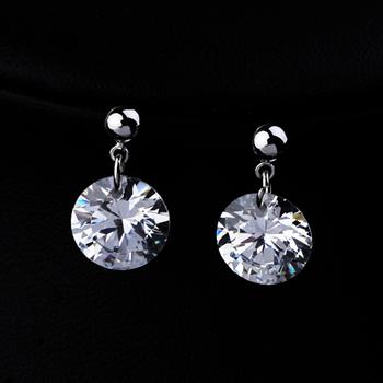 Fashion twinkle zircon earring 123200