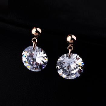 Fashion zircon earring 123200