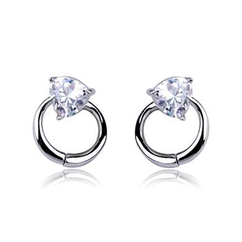 Fashion earring with crystal 321573