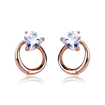 Fashion earring with crystal 321573