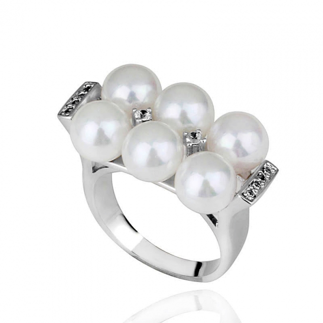 fashion pearl ring 0097047